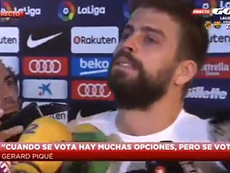Tearful Gerard Pique threatens...